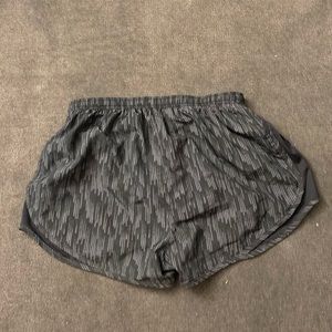 Black Pattern Nike Running Shorts